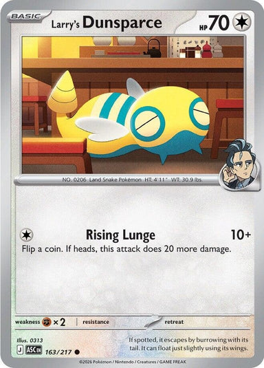 Image for Larry's Dunsparce (163/217) (ME: Ascended Heroes) - Pokemon