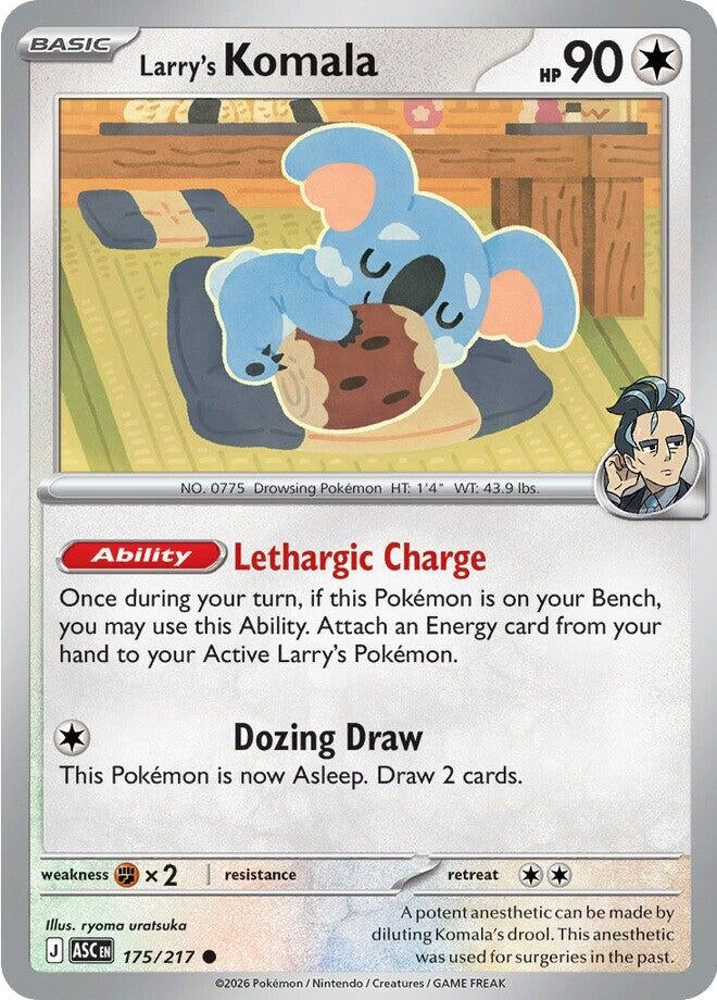 Image for Larry's Komala (175/217) (ME: Ascended Heroes) - Pokemon