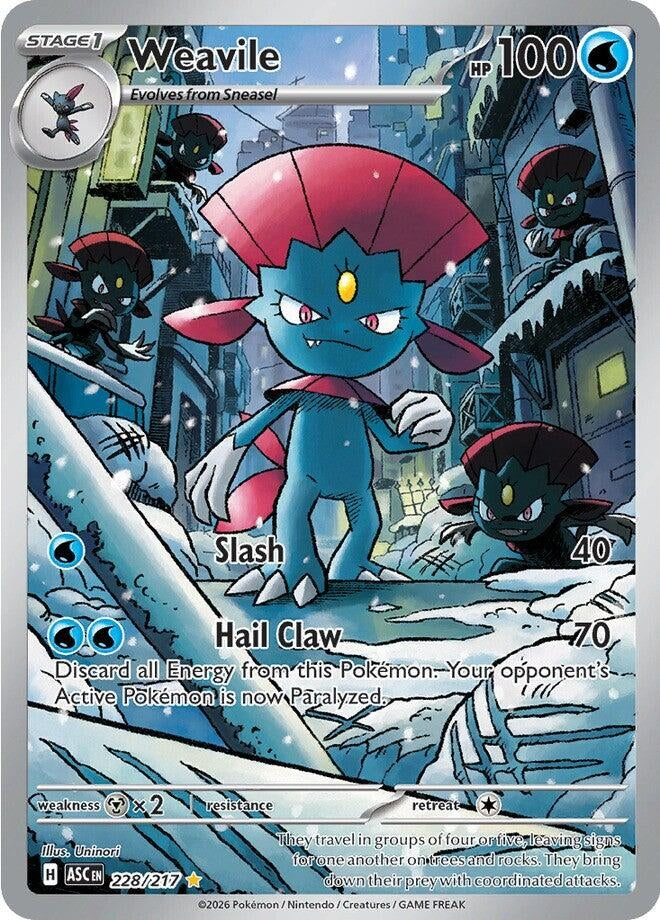 Image for Weavile (228/217) (ME: Ascended Heroes) - Pokemon