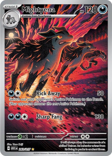 Image for Mightyena (243/217) (ME: Ascended Heroes) - Pokemon
