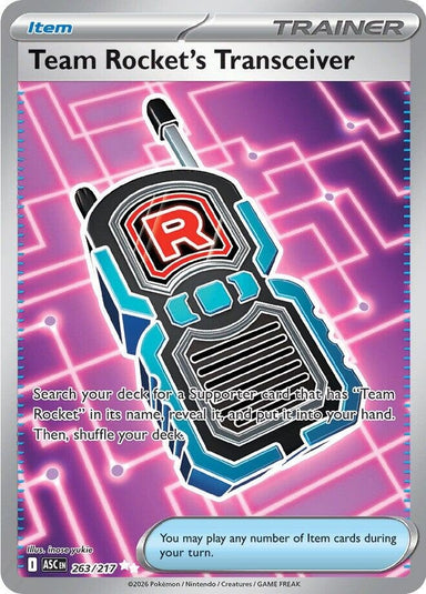 Image for Team Rocket's Transceiver (263/217) (ME: Ascended Heroes) - Pokemon