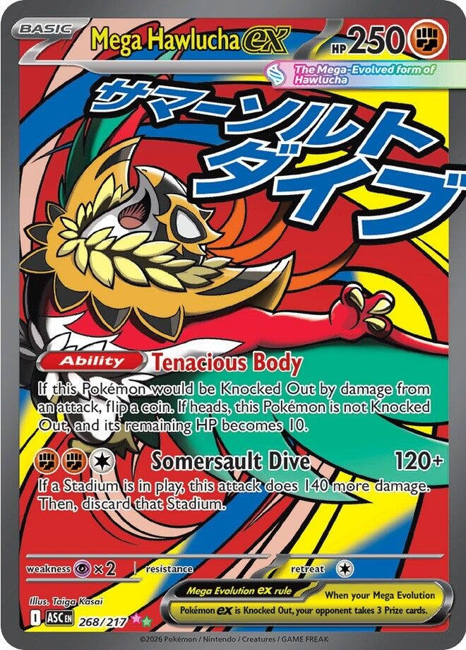 Image for Mega Hawlucha ex (268/217) (ME: Ascended Heroes) - Pokemon