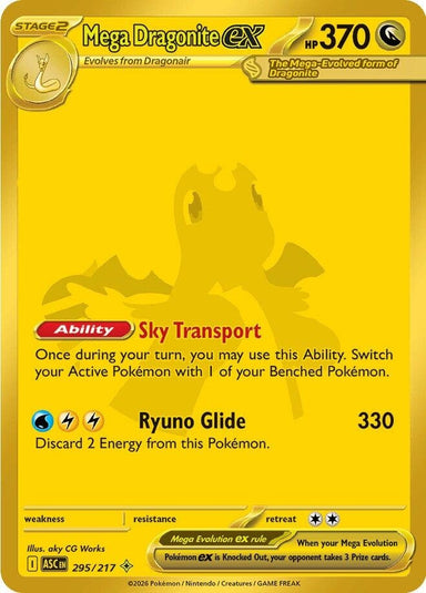 Image for Mega Dragonite ex (295/217) (ME: Ascended Heroes) - Pokemon