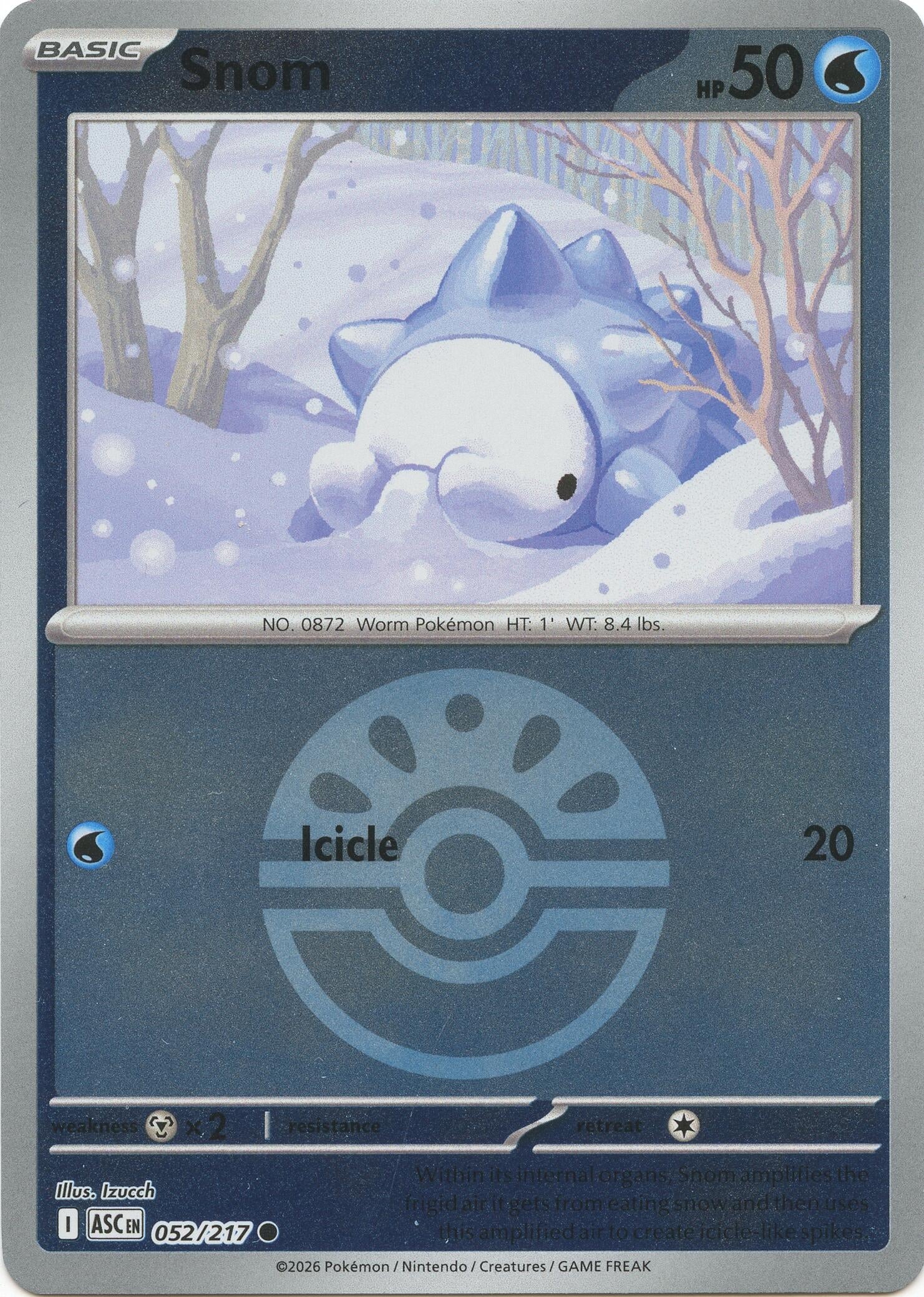 Snom (Friend Ball) (052/217) (ME: Ascended Heroes)