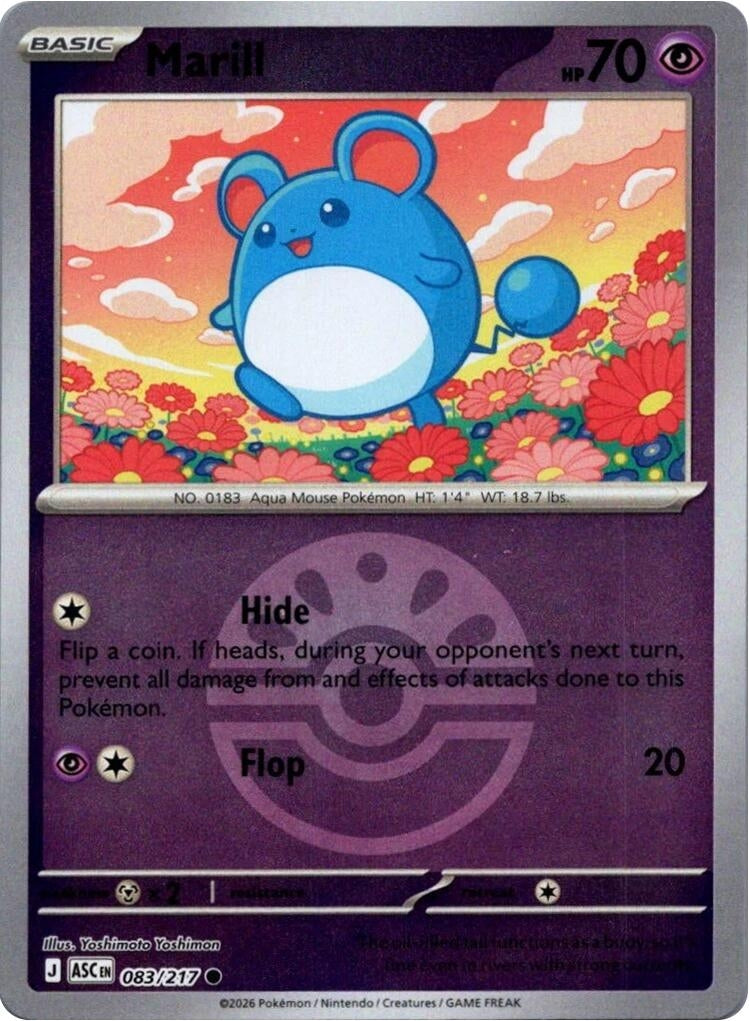 Marill - 083/217 (Friend Ball) (083/217) (ME: Ascended Heroes)