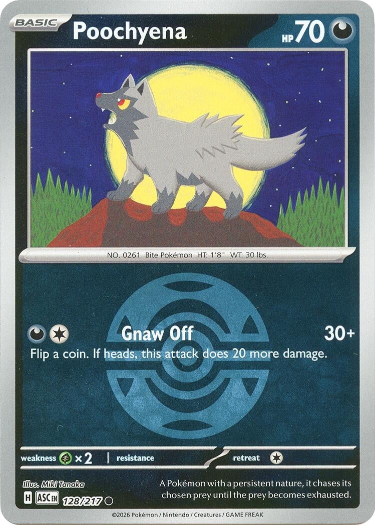 Poochyena (Dusk Ball) (128/217) (ME: Ascended Heroes)