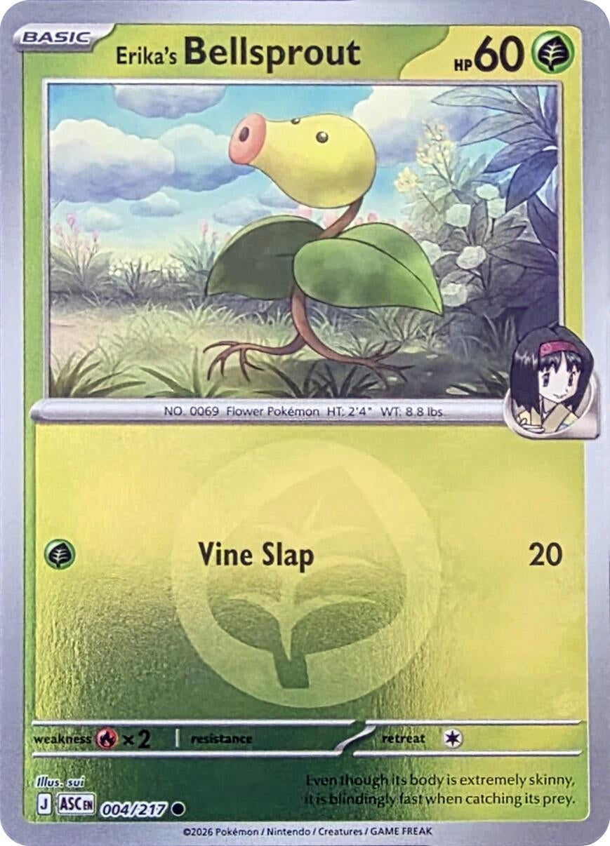 Image for Erika's Bellsprout (Energy Symbol Pattern) (004/217) (ME: Ascended Heroes) - Pokemon