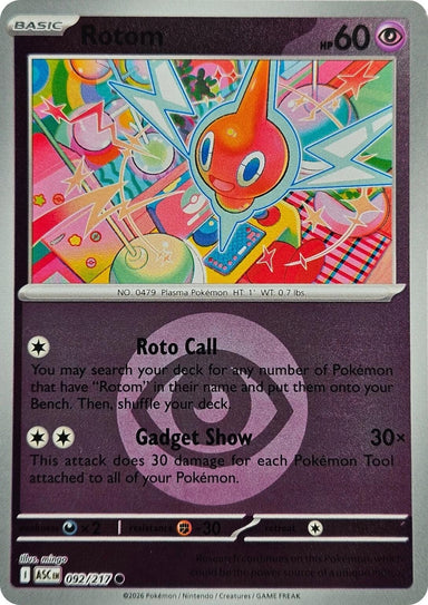 Image for Rotom (Energy Symbol Pattern) (092/217) (ME: Ascended Heroes) - Pokemon