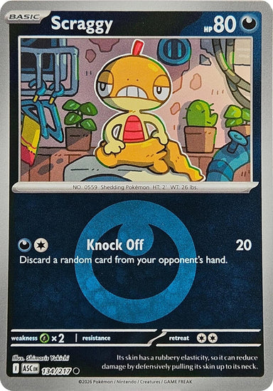 Image for Scraggy (Energy Symbol Pattern) (134/217) (ME: Ascended Heroes) - Pokemon