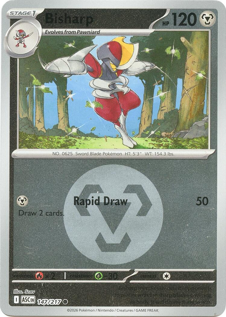 Bisharp (Energy Symbol Pattern) (147/217) (ME: Ascended Heroes)