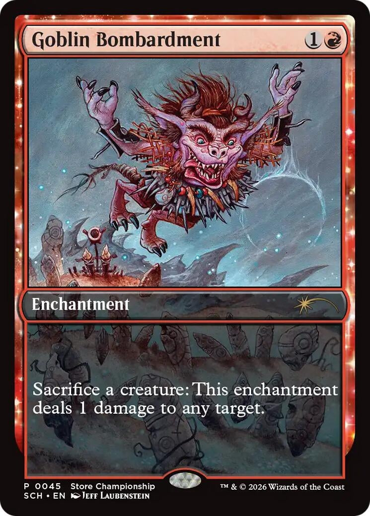 Image for Goblin Bombardment (45) (Game Day & Store Championship Promos) (GAME) - Magic: The Gathering