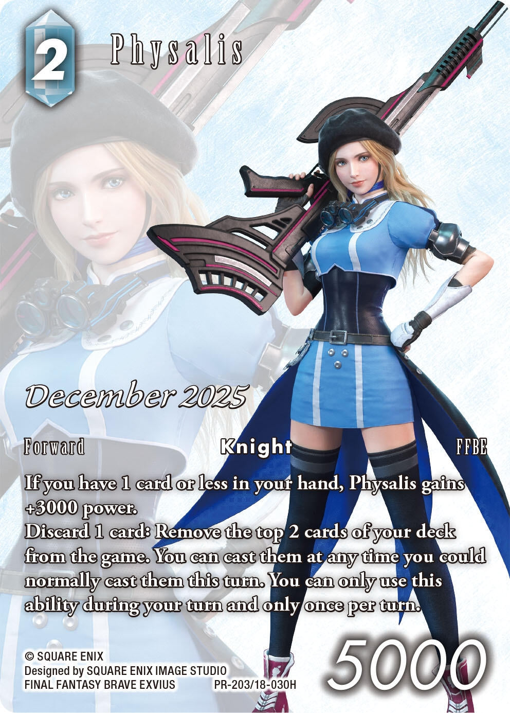 Image for Physalis (PR203/18-30H) (Re-051H/18-030H) (FF: Promo Cards) (PR) - Final Fantasy TCG