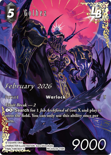 Image for Golbez (PR-205/25-118H) (25-118H) (FF: Promo Cards) (PR) - Final Fantasy TCG