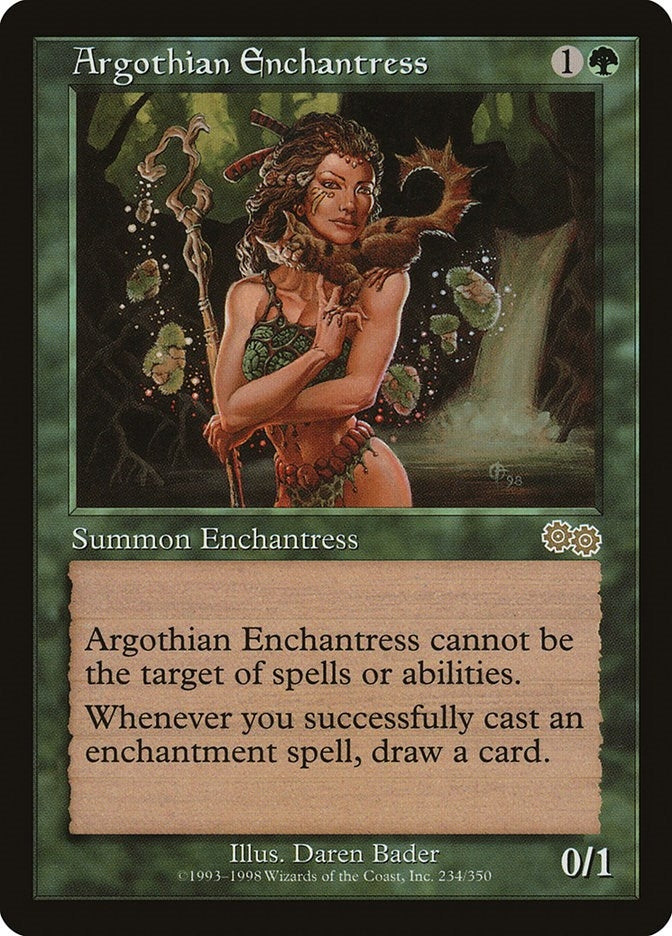Argothian Enchantress (234) (Urza's Saga)