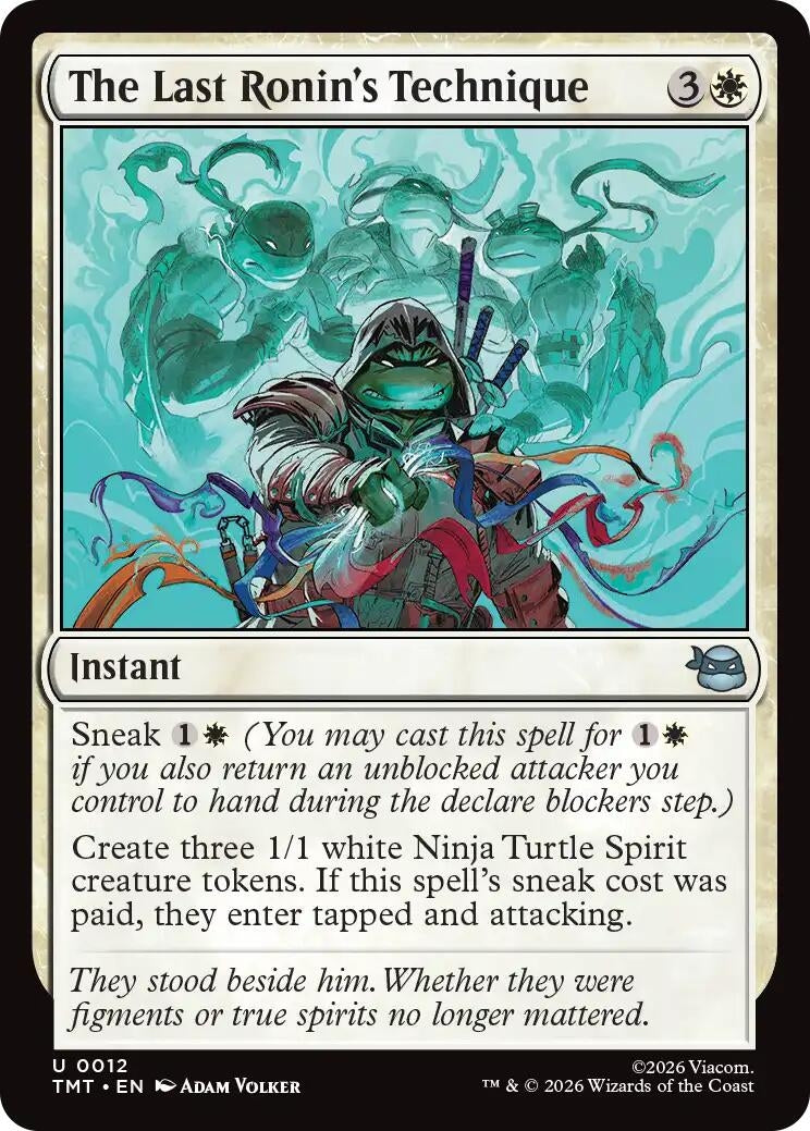 Image for The Last Ronin's Technique (12) (Teenage Mutant Ninja Turtles) - Magic: The Gathering