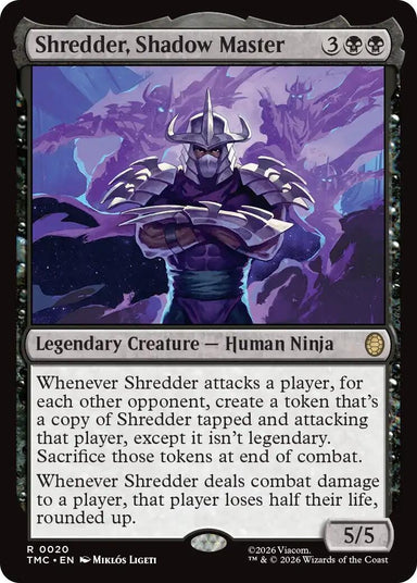 Image for Shredder, Shadow Master (20) (Teenage Mutant Ninja Turtles) - Magic: The Gathering