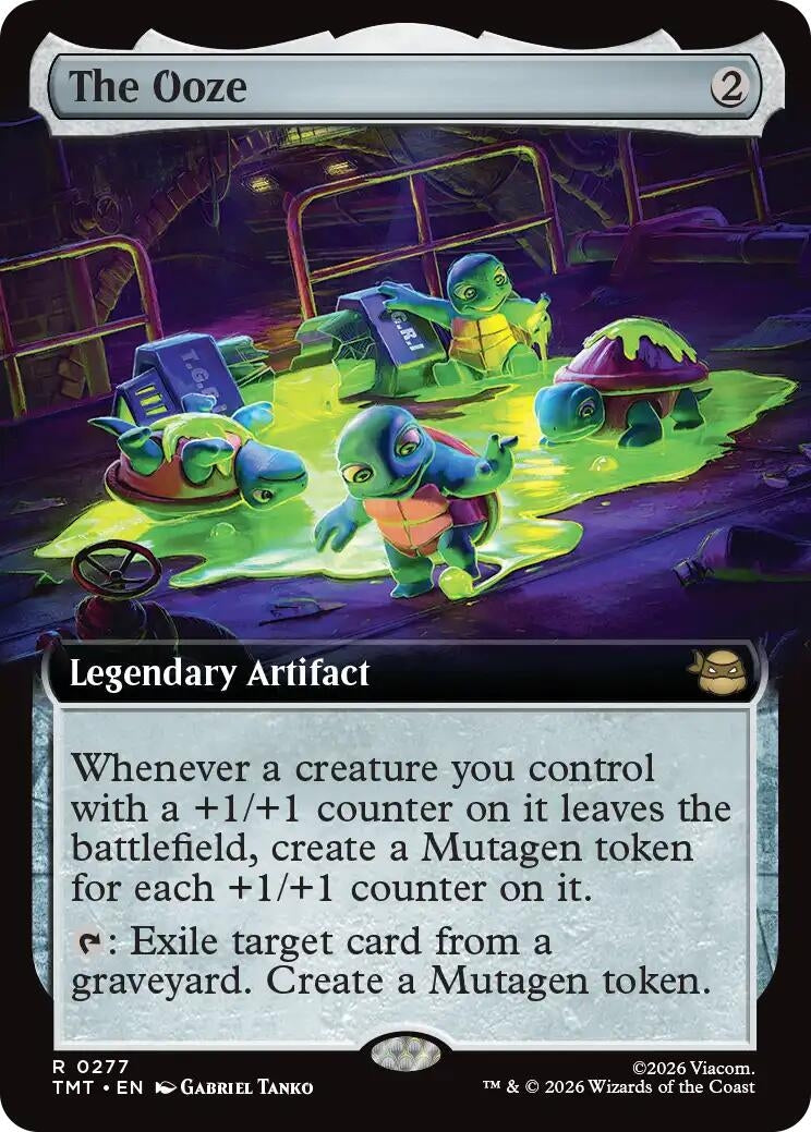 Image for The Ooze (Extended Art) (277) (Teenage Mutant Ninja Turtles) - Magic: The Gathering