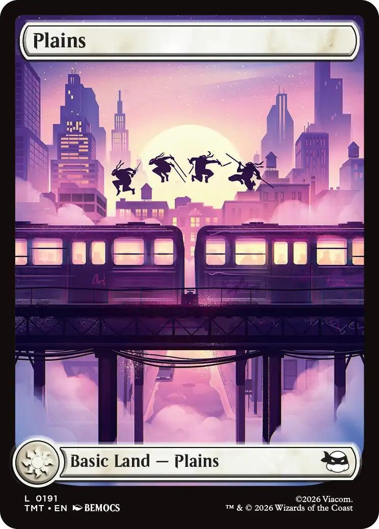Image for Plains (0191) (191) (Teenage Mutant Ninja Turtles) - Magic: The Gathering