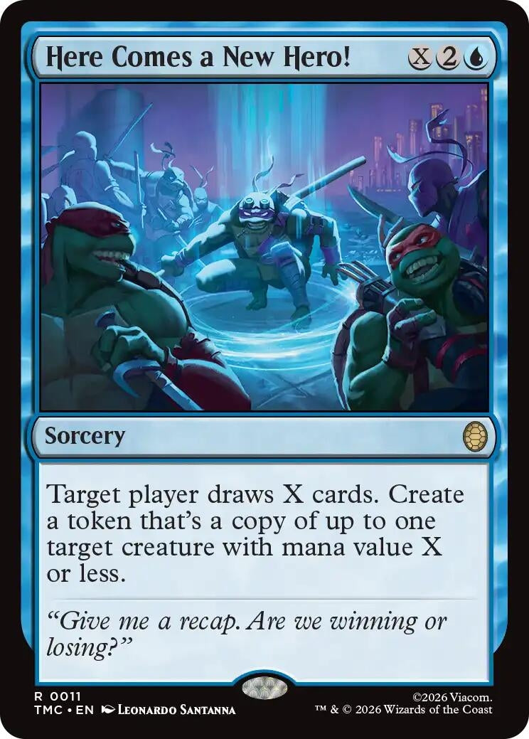 Image for Here Comes a New Hero! (11) (Teenage Mutant Ninja Turtles) - Magic: The Gathering