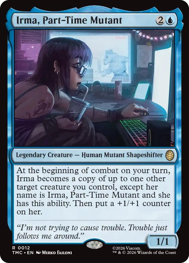 Image for Irma, Part-Time Mutant (12) (Teenage Mutant Ninja Turtles) - Magic: The Gathering