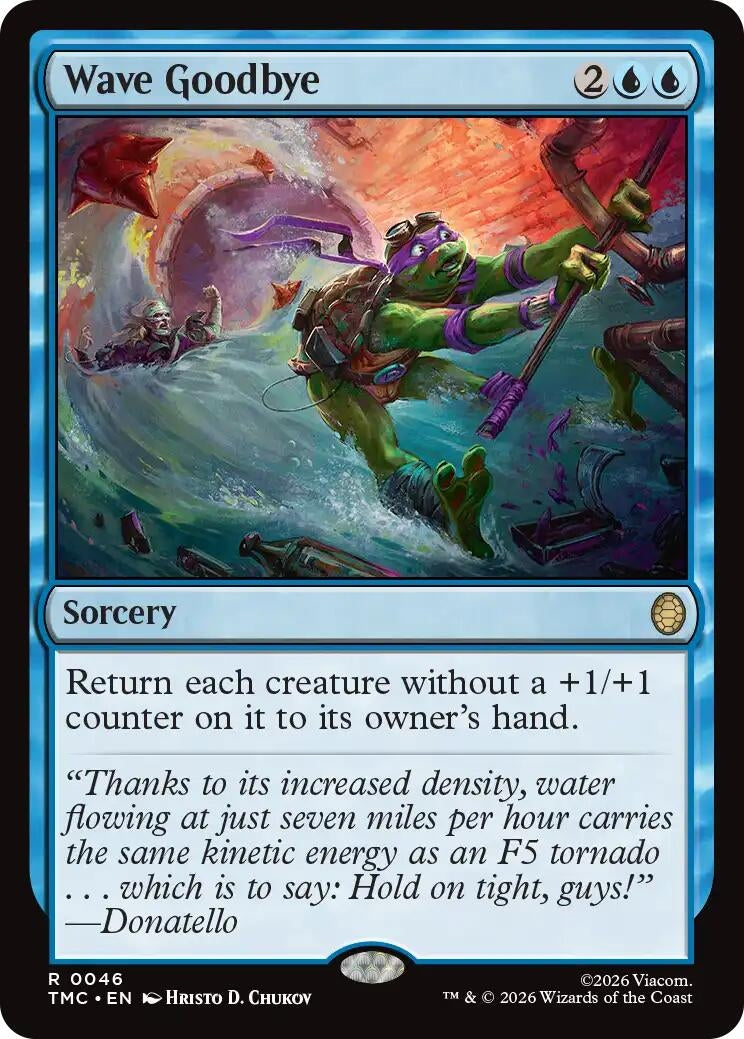 Image for Wave Goodbye (46) (Teenage Mutant Ninja Turtles) - Magic: The Gathering