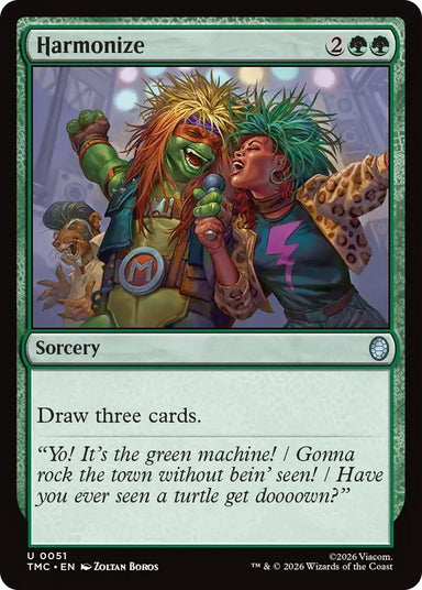 Image for Harmonize (51) (Teenage Mutant Ninja Turtles) - Magic: The Gathering