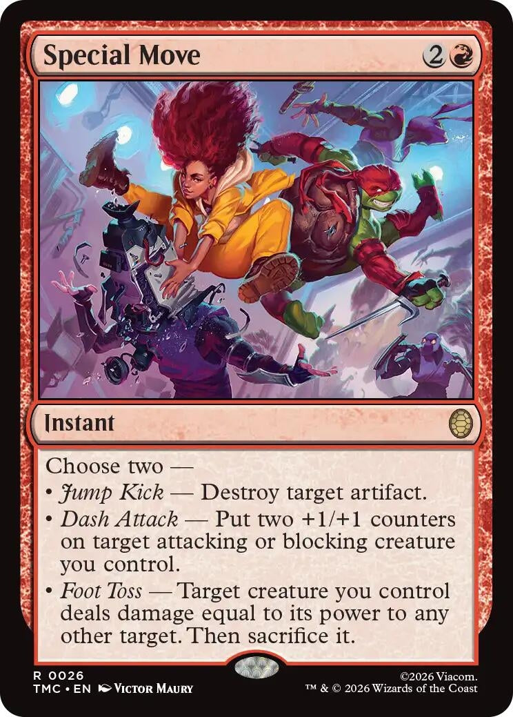 Image for Special Move (26) (Teenage Mutant Ninja Turtles) - Magic: The Gathering
