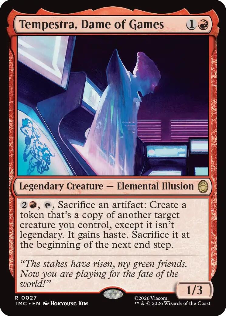 Image for Tempestra, Dame of Games (27) (Teenage Mutant Ninja Turtles) - Magic: The Gathering