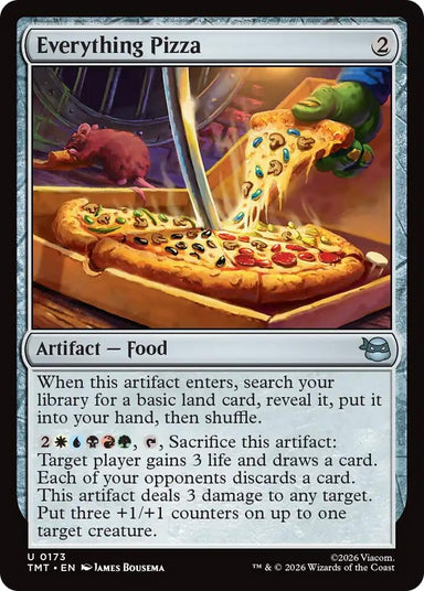 Image for Everything Pizza (173) (Teenage Mutant Ninja Turtles) - Magic: The Gathering