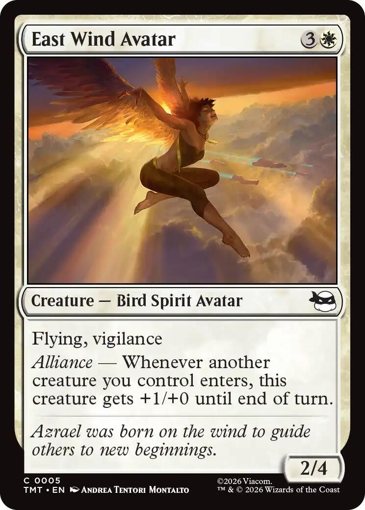Image for East Wind Avatar (5) (Teenage Mutant Ninja Turtles) - Magic: The Gathering