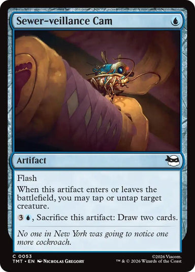 Image for Sewer-veillance Cam (53) (Teenage Mutant Ninja Turtles) - Magic: The Gathering