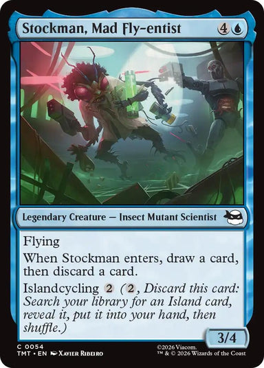 Image for Stockman, Mad Fly-entist (54) (Teenage Mutant Ninja Turtles) - Magic: The Gathering