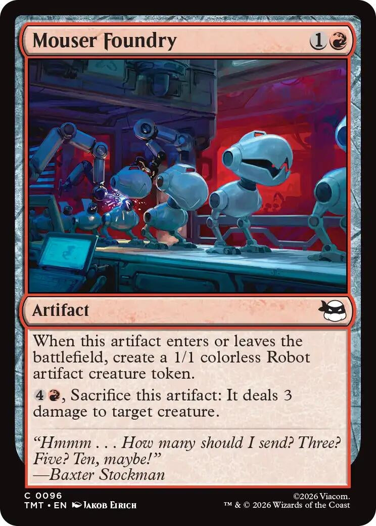 Image for Mouser Foundry (96) (Teenage Mutant Ninja Turtles) - Magic: The Gathering