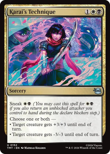 Image for Karai's Technique (152) (Teenage Mutant Ninja Turtles) - Magic: The Gathering