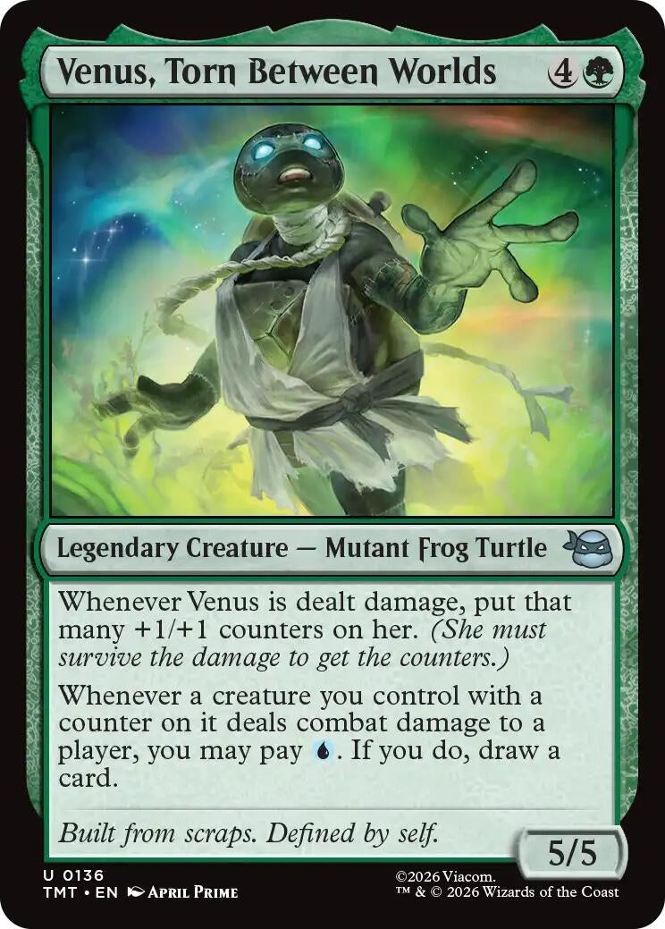 Image for Venus, Torn Between Worlds (136) (Teenage Mutant Ninja Turtles) - Magic: The Gathering