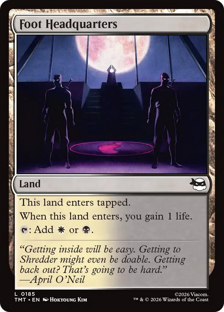 Image for Foot Headquarters (185) (Teenage Mutant Ninja Turtles) - Magic: The Gathering