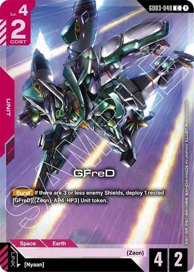 Image for GFreD (Premium Card Collection Gundam Assemble) (GD03-048) (Gundam Promotional Cards) (GCG-PR) - Gundam Card Game