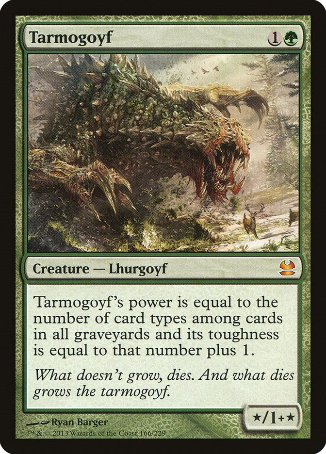 Image for Tarmogoyf (166) (Modern Masters) - Magic: The Gathering