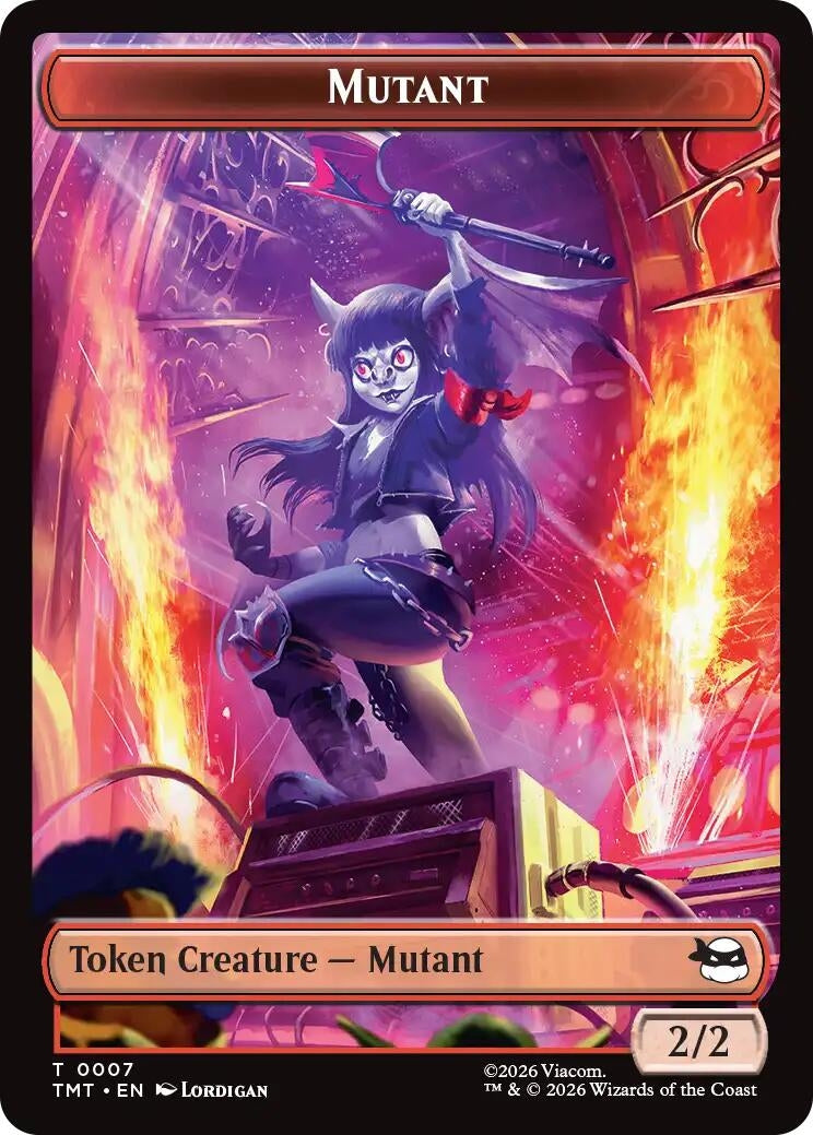 Image for Mutant // Mutagen Double-Sided Token (7 // 9) (Teenage Mutant Ninja Turtles) - Magic: The Gathering