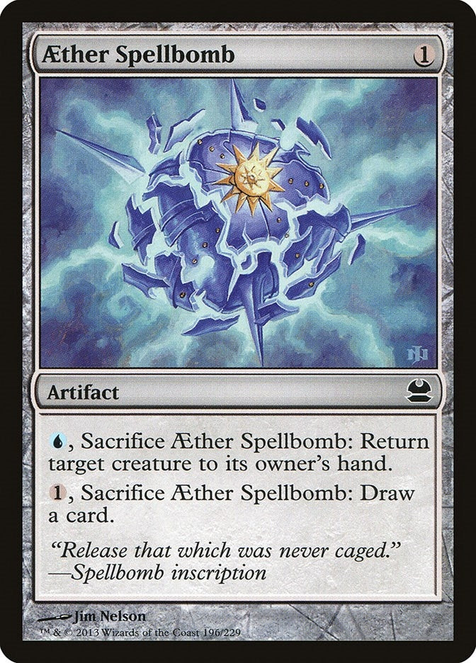 Image for Aether Spellbomb (196) (Modern Masters) - Magic: The Gathering