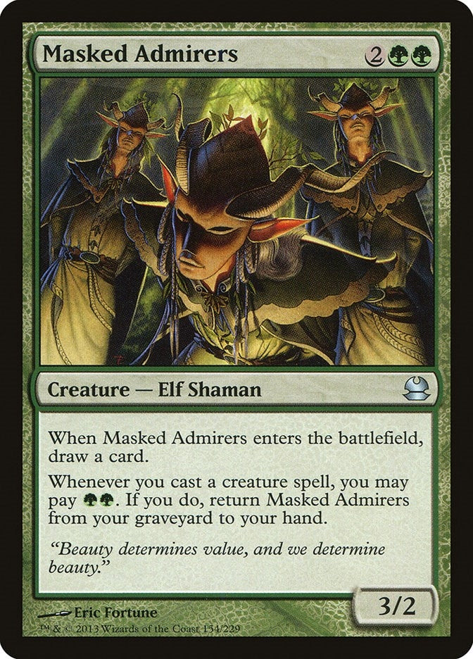 Image for Masked Admirers (154) (Modern Masters) - Magic: The Gathering