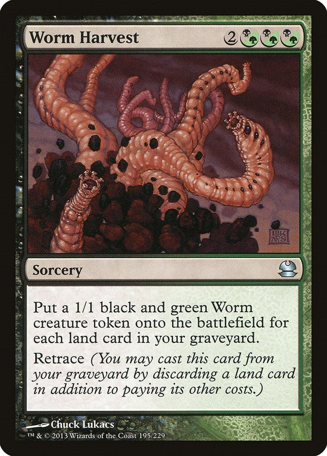 Image for Worm Harvest (195) (Modern Masters) - Magic: The Gathering