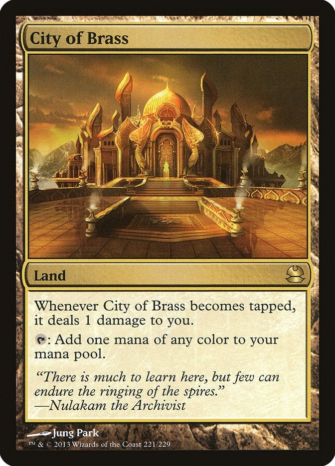 Image for City of Brass (221) (Modern Masters) - Magic: The Gathering
