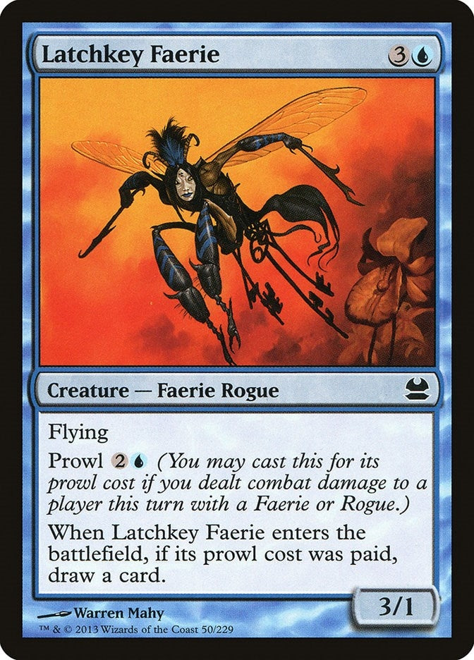 Image for Latchkey Faerie (50) (Modern Masters) - Magic: The Gathering