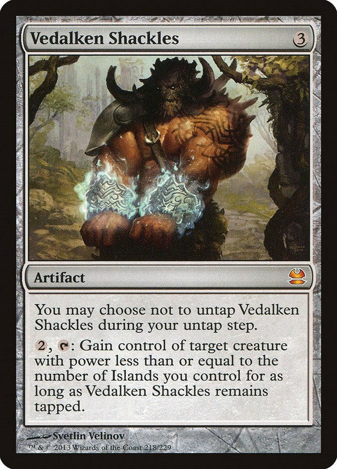 Image for Vedalken Shackles (218) (Modern Masters) - Magic: The Gathering