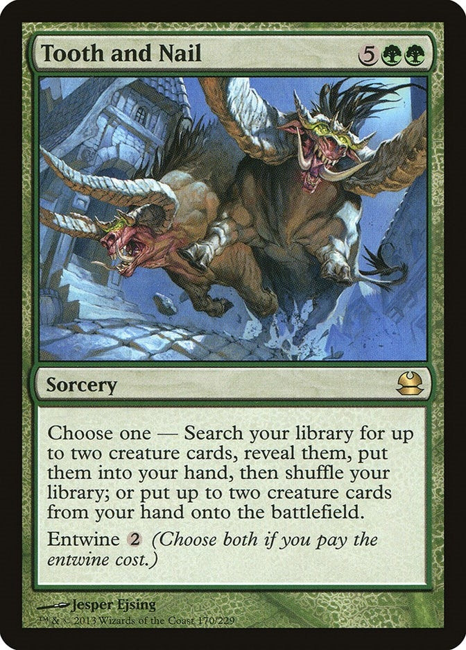 Image for Tooth and Nail (170) (Modern Masters) - Magic: The Gathering