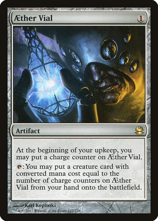 Image for Aether Vial (197) (Modern Masters) - Magic: The Gathering