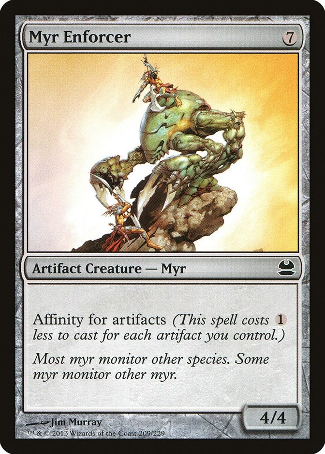 Image for Myr Enforcer (209) (Modern Masters) - Magic: The Gathering