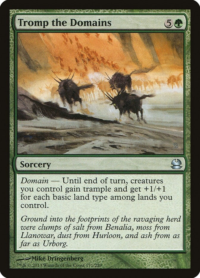 Image for Tromp the Domains (171) (Modern Masters) - Magic: The Gathering