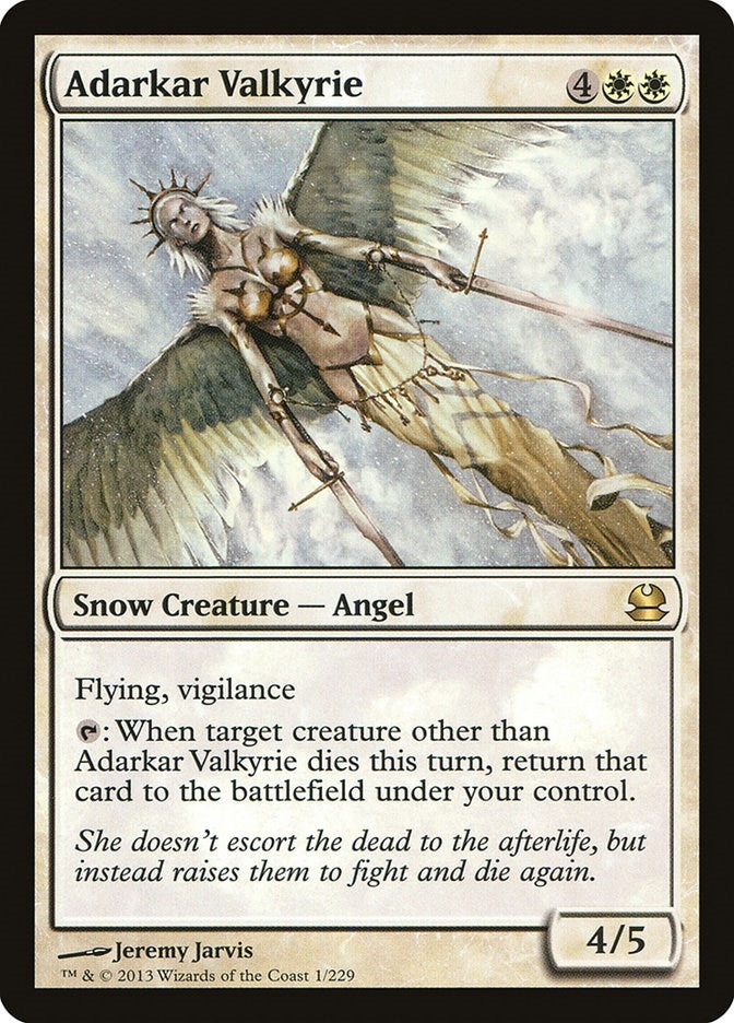 Image for Adarkar Valkyrie (1) (Modern Masters) - Magic: The Gathering
